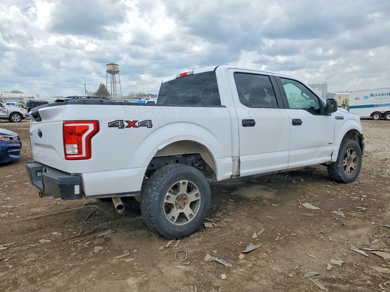 2015 Ford F150 Supercrew Белый vin: 1FTEW1EG7FKE51889
