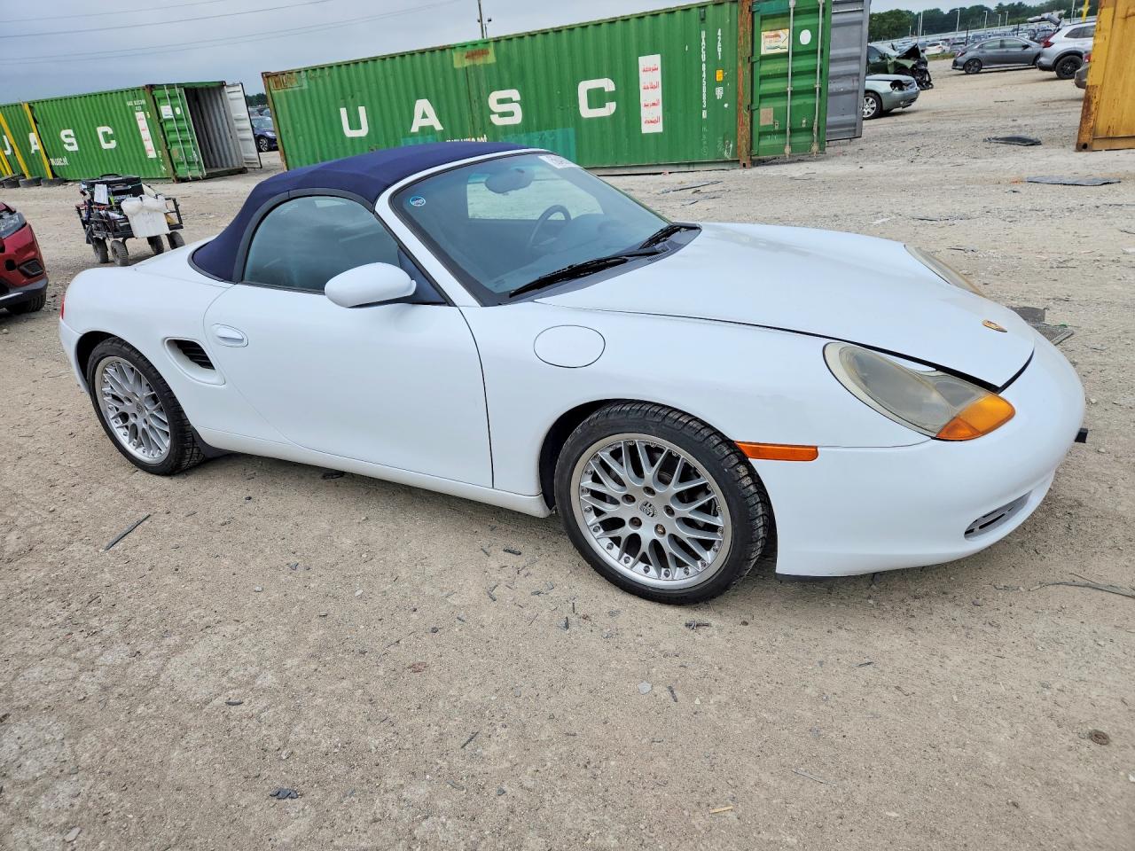 1999 Porsche Boxster White vin: WP0CA2988XU625277