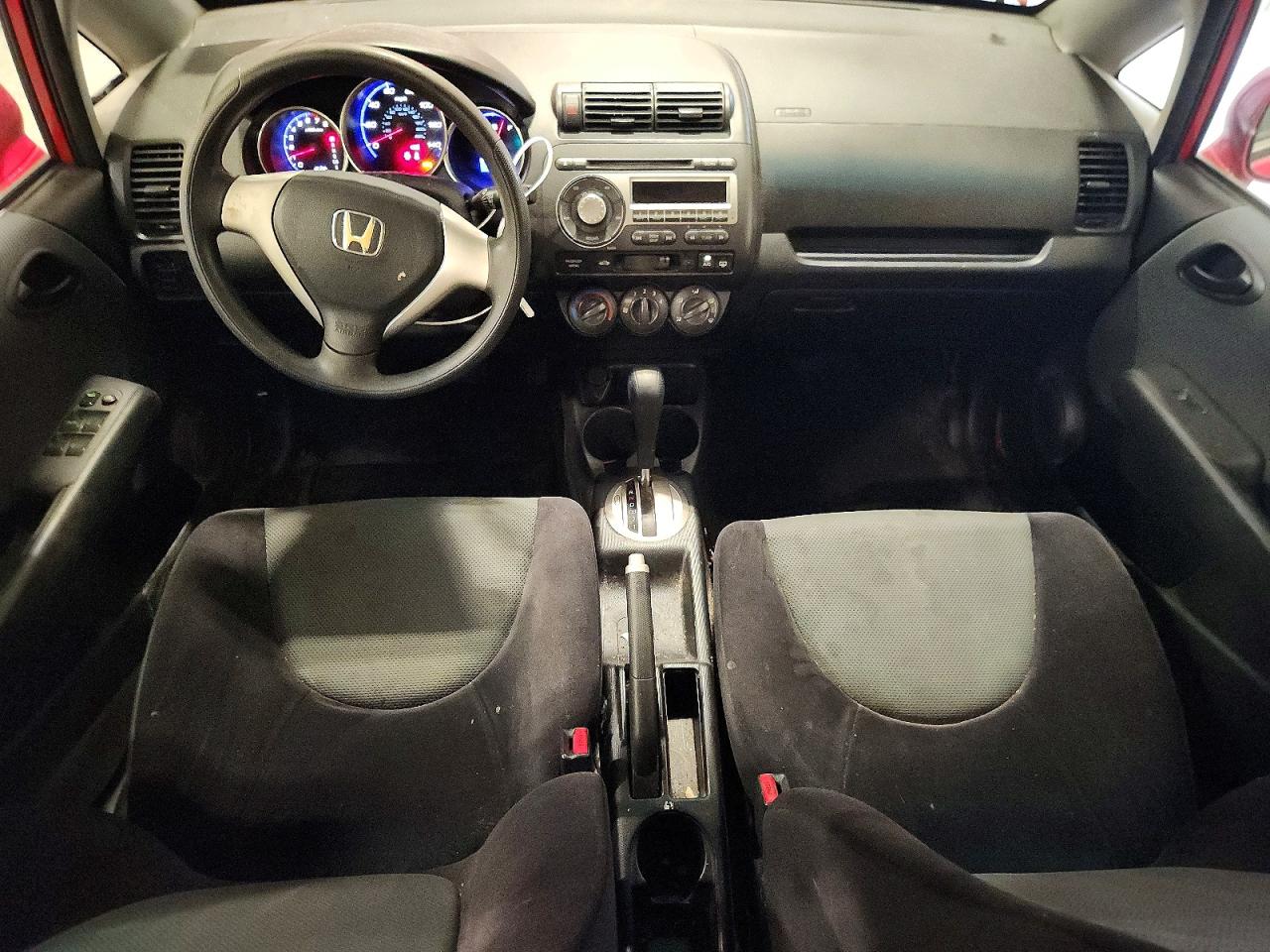 2008 Honda Fit Red vin: JHMGD38408S067014