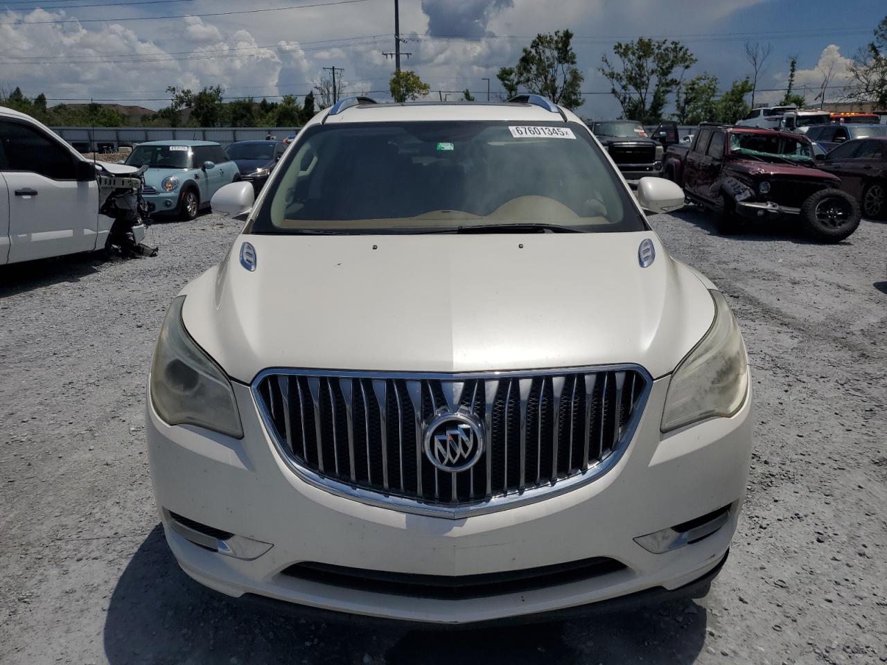 2013 Buick Enclave Белый vin: 5GAKRDKD7DJ113497