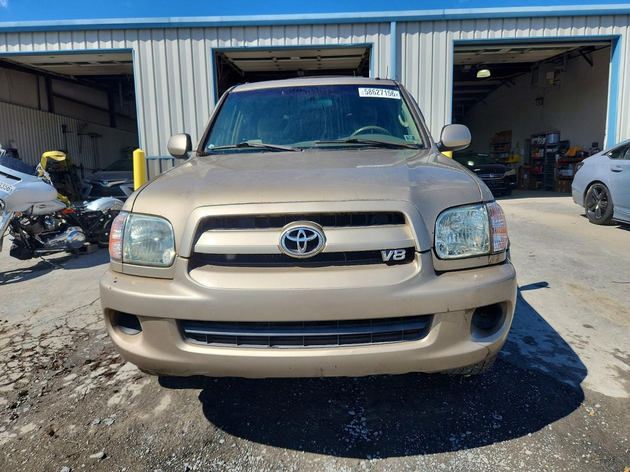 2007 Toyota Sequoia Sr5 Золотой vin: 5TDZT34A07S291447