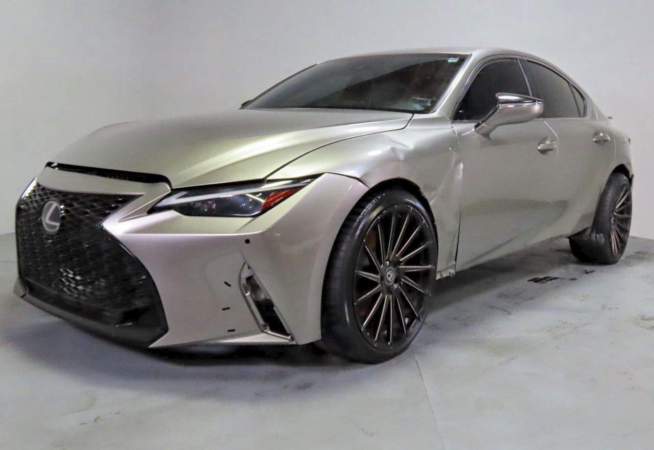 2021 Lexus Is 300 Base Silver vin: JTHAA1D20M5113277