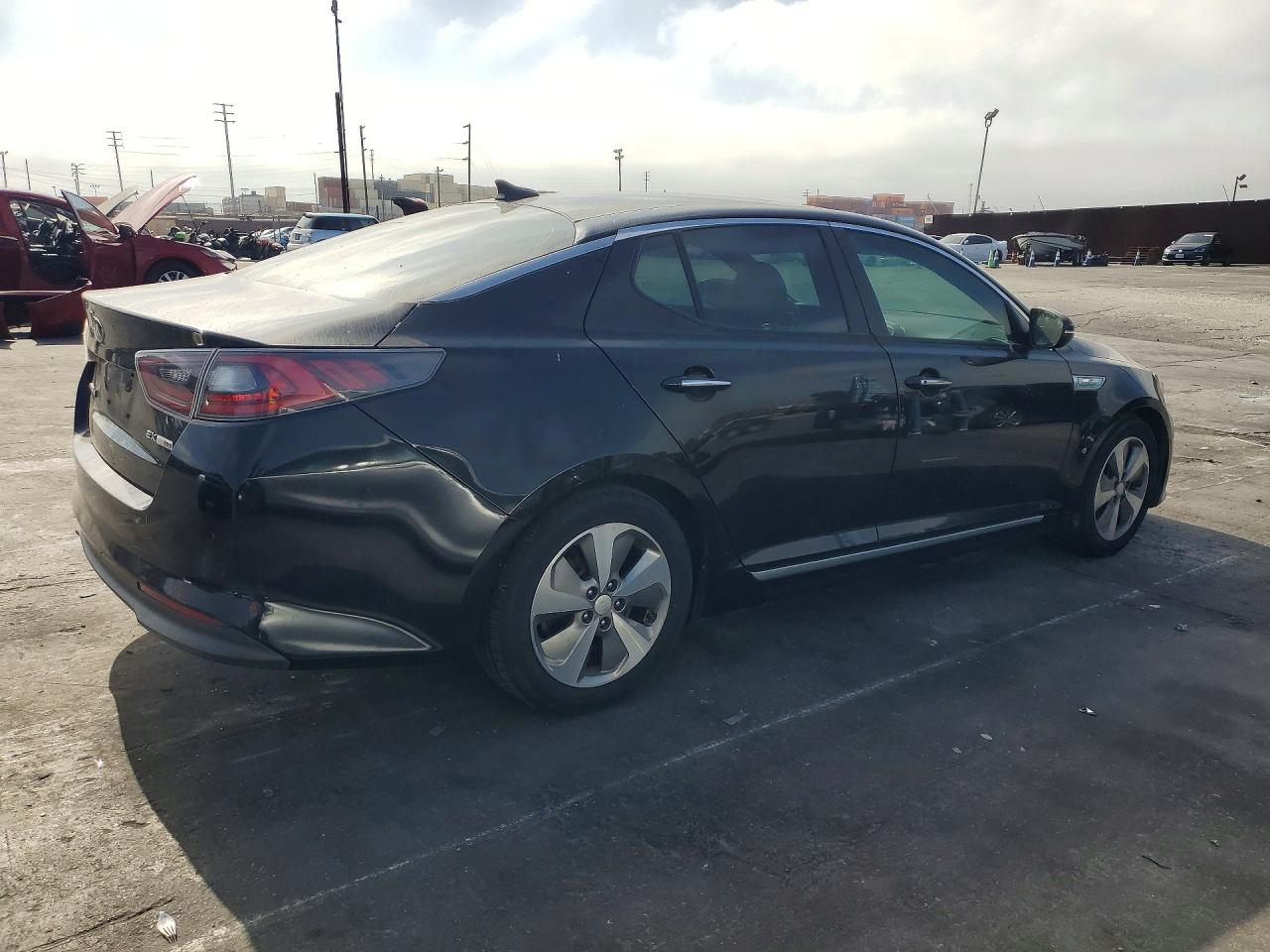 2015 Kia Optima Hybrid Черный vin: KNAGN4AD4F5080680
