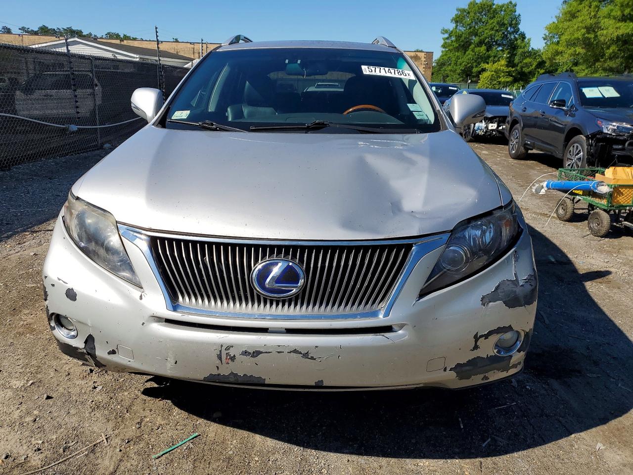 2010 Lexus Rx 450h Gray vin: JTJBC1BA3A2028101
