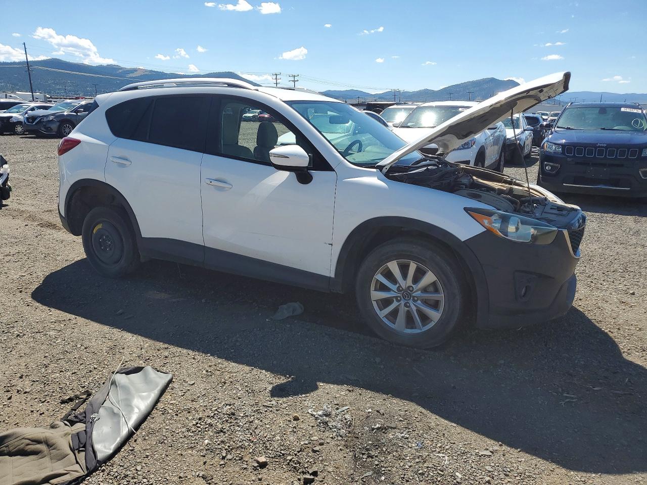 2015 Mazda Cx-5 Touring White vin: JM3KE4CY8F0495521