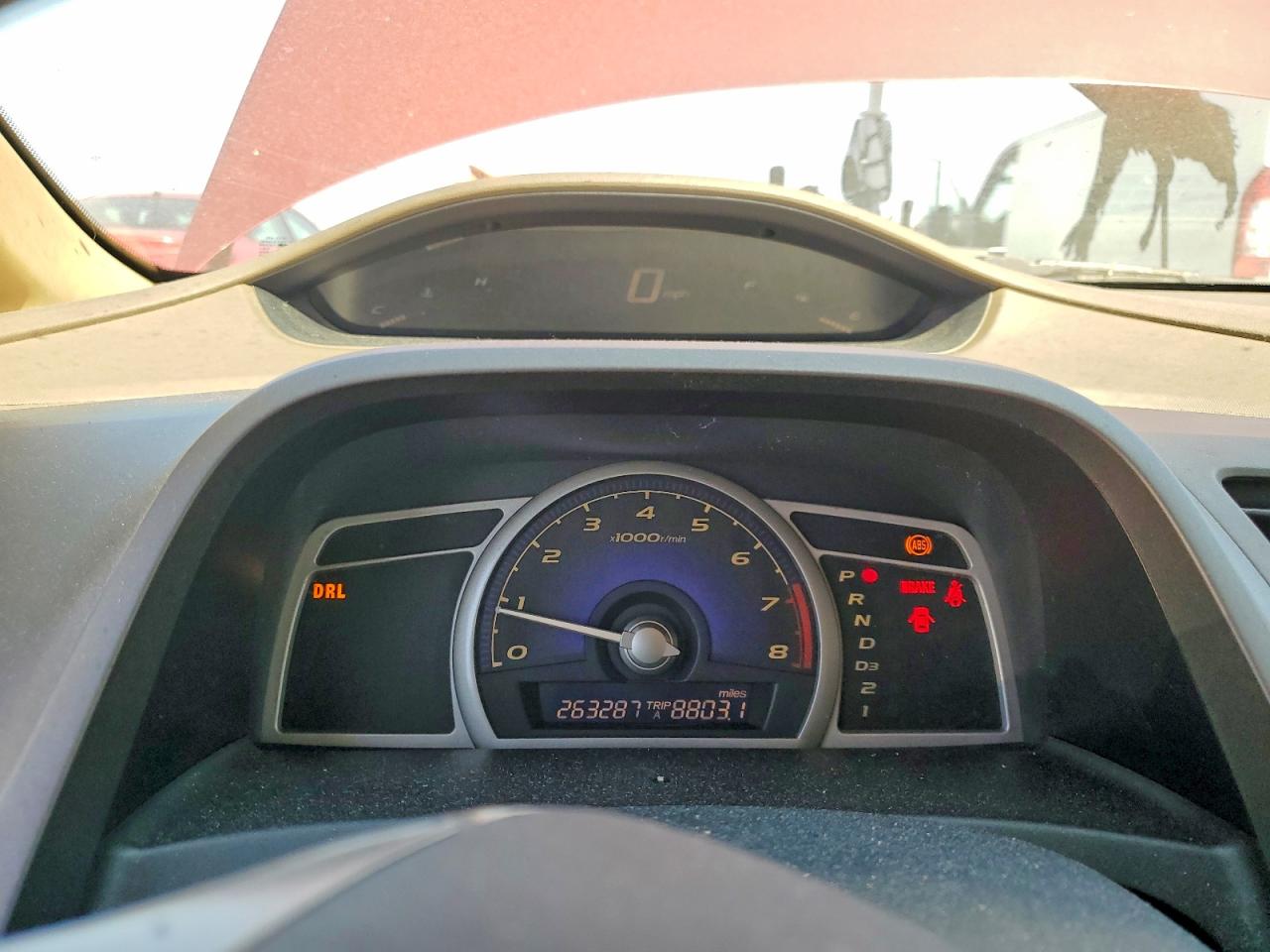 2007 Honda Civic Ex Maroon vin: 1HGFA16867L018328
