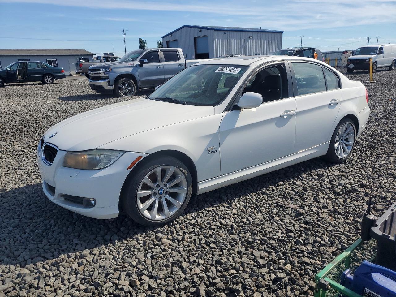 2011 Bmw 328 Xi Sulev White vin: WBAPK5G59BNN24385