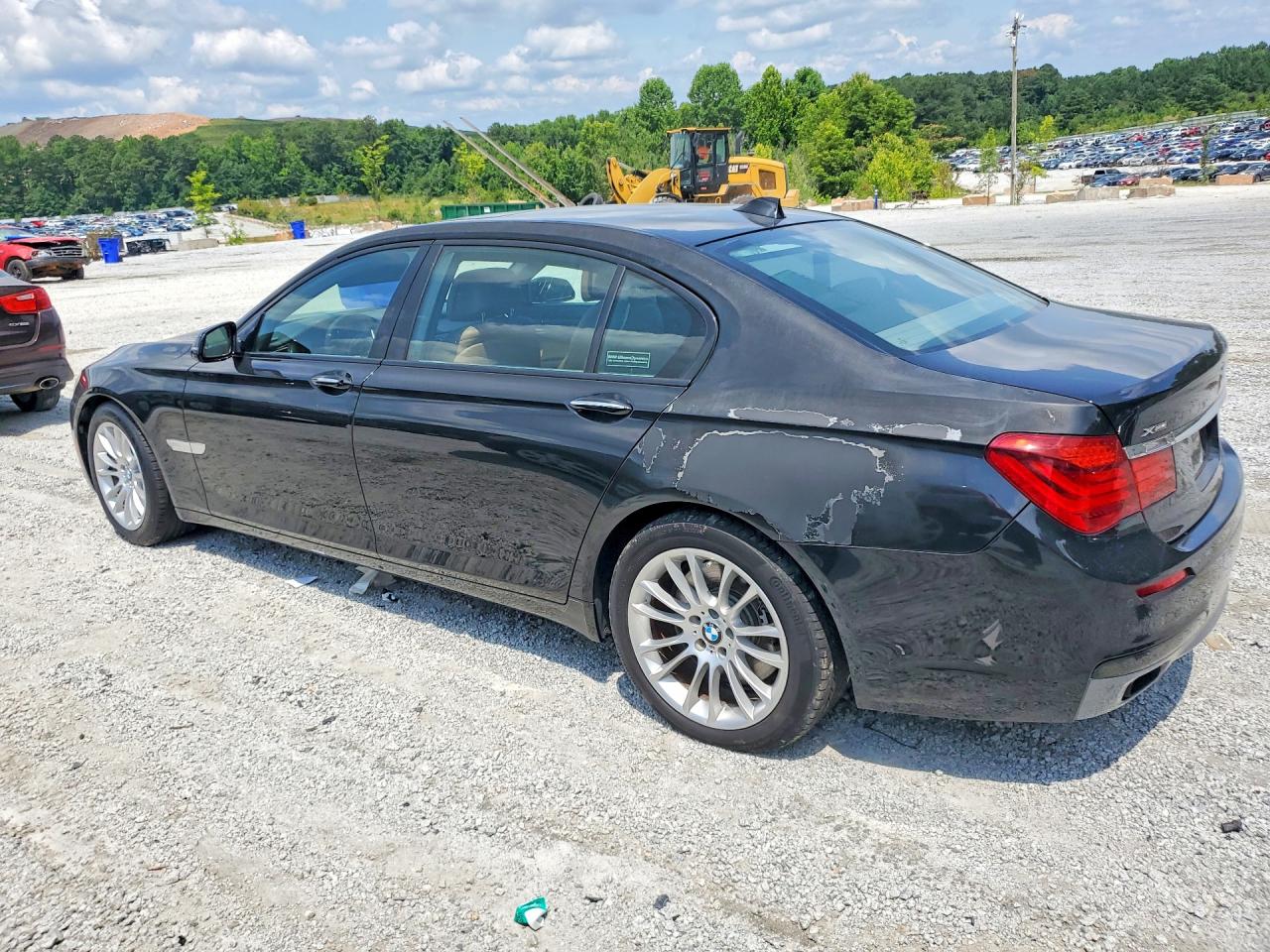 2014 Bmw 750 Lxi Black vin: WBAYF8C56ED652965