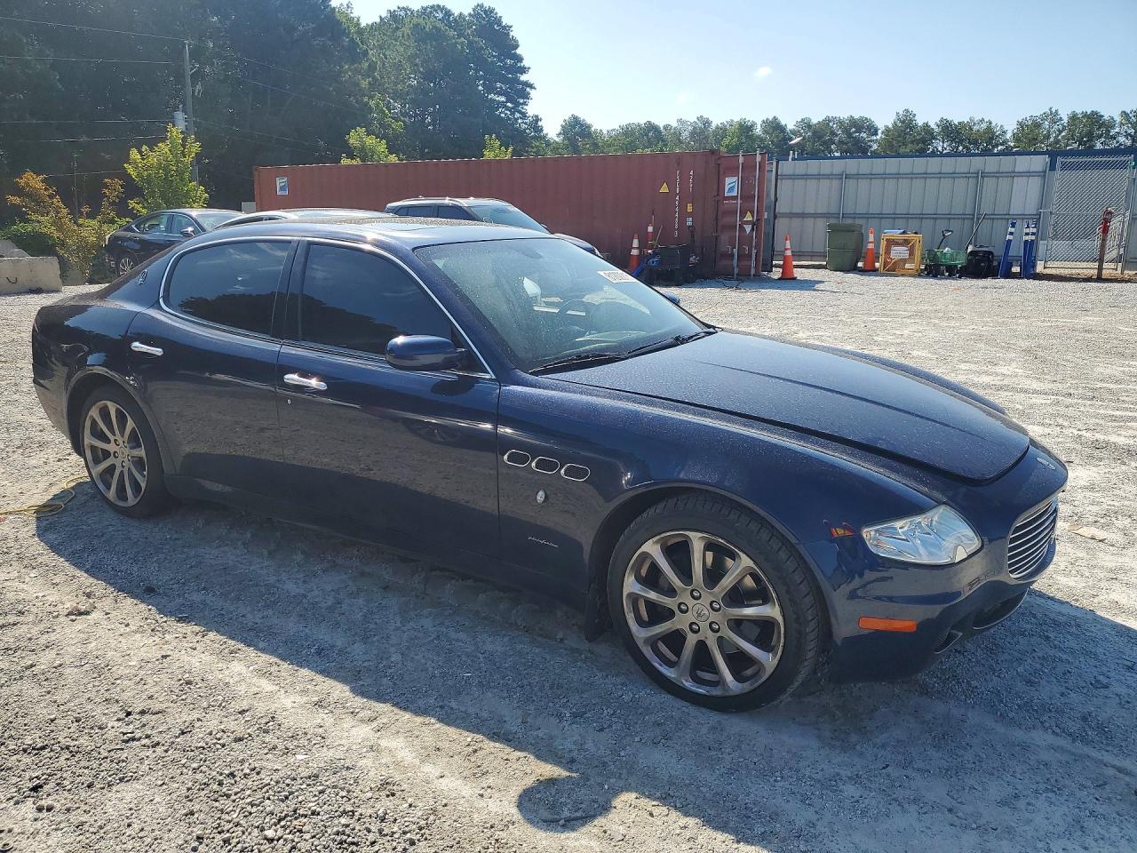 2008 Maserati Quattroporte M139 Blue vin: ZAMFE39A780038535