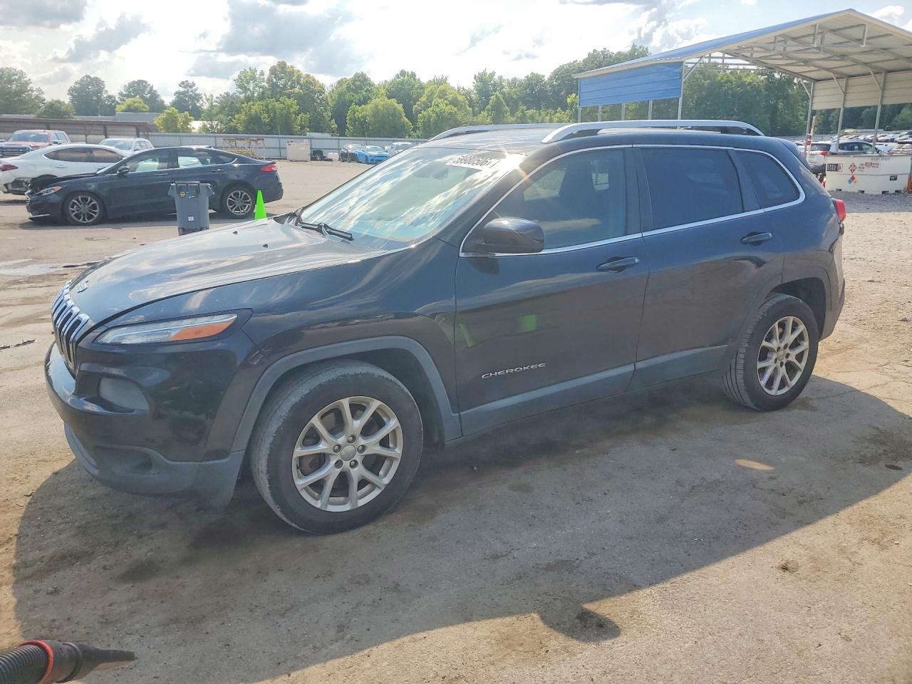 2014 Jeep Cherokee Latitude Black vin: 1C4PJLCS6EW265617