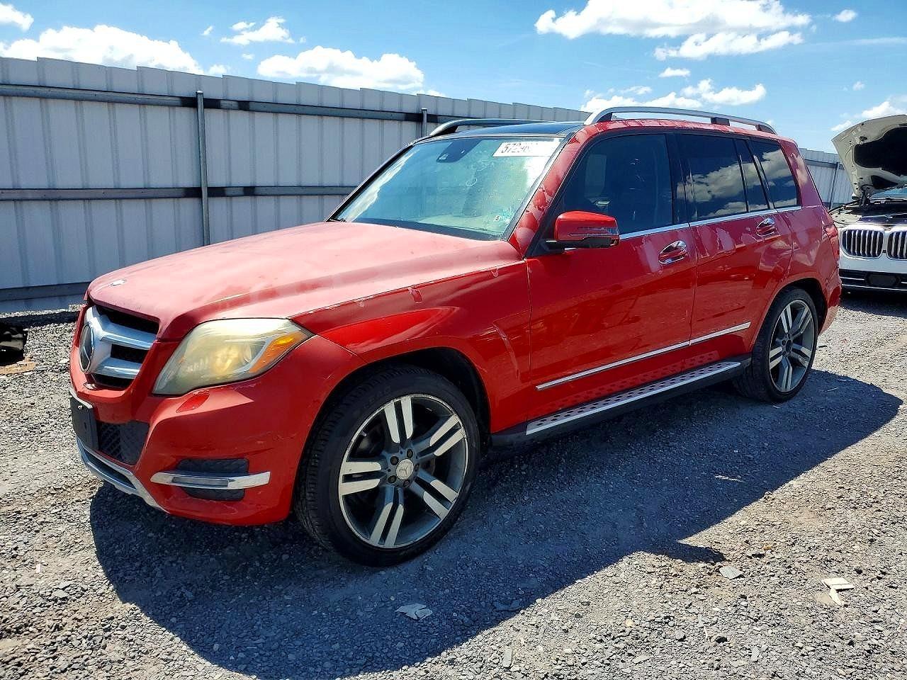 2013 Mercedes-benz Glk 350 4matic Red vin: WDCGG8JB3DF971774