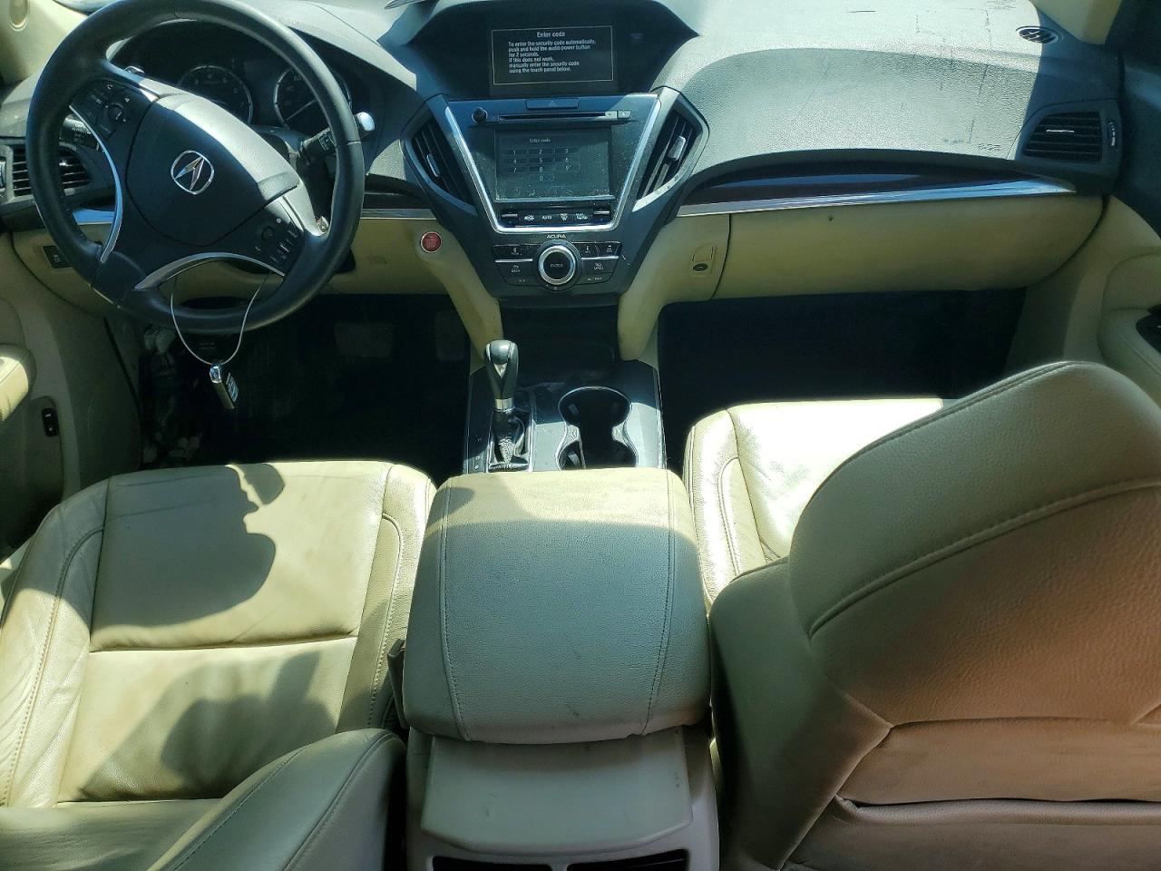 2014 Acura Mdx White vin: 5FRYD3H23EB003626