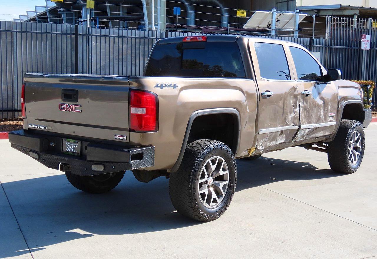 2015 Gmc Sierra K1500 Slt Gray vin: 3GTU2VEC0FG106920