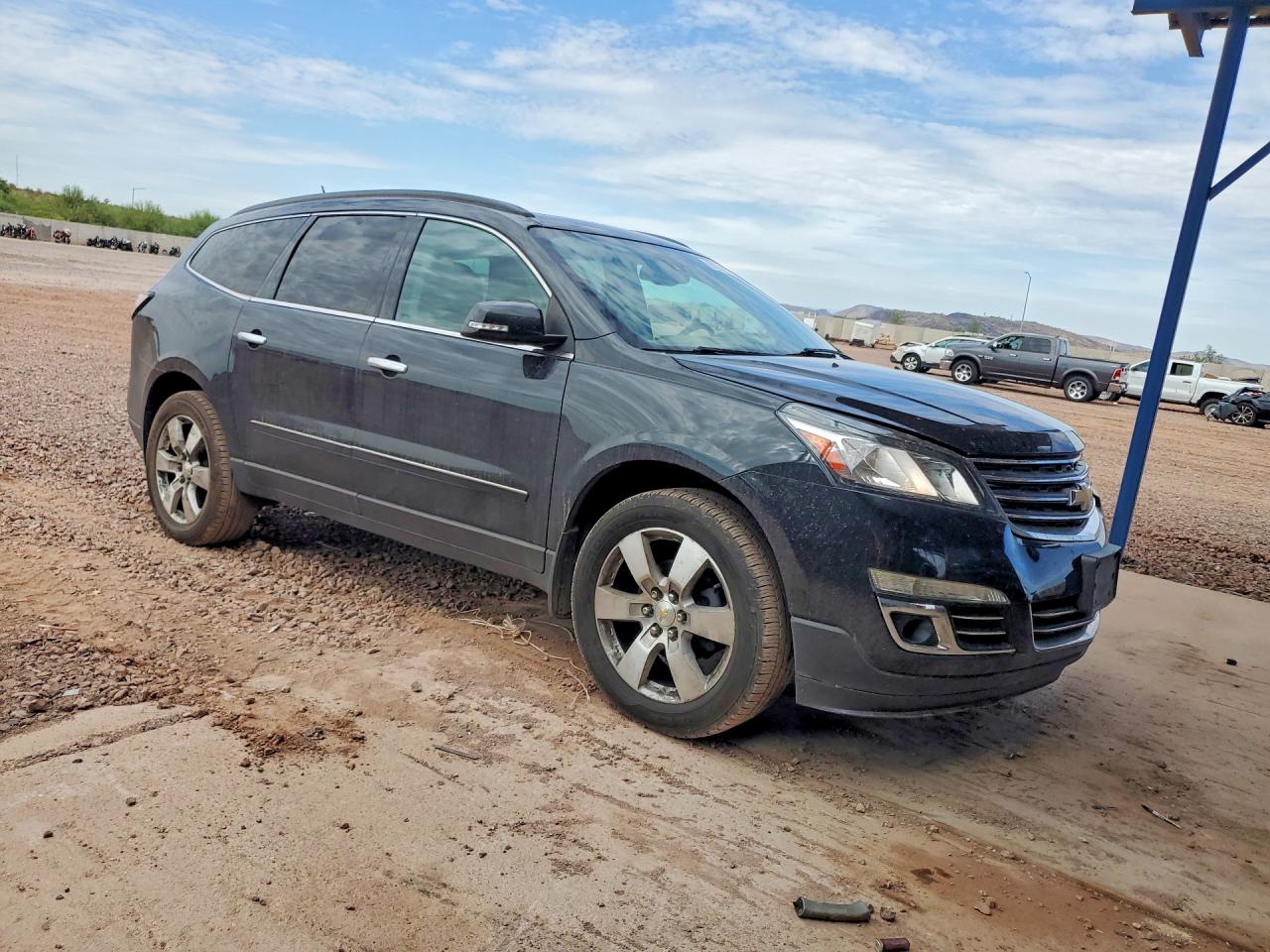 2014 Chevrolet Traverse Ltz Черный vin: 1GNKVJKD5EJ333707