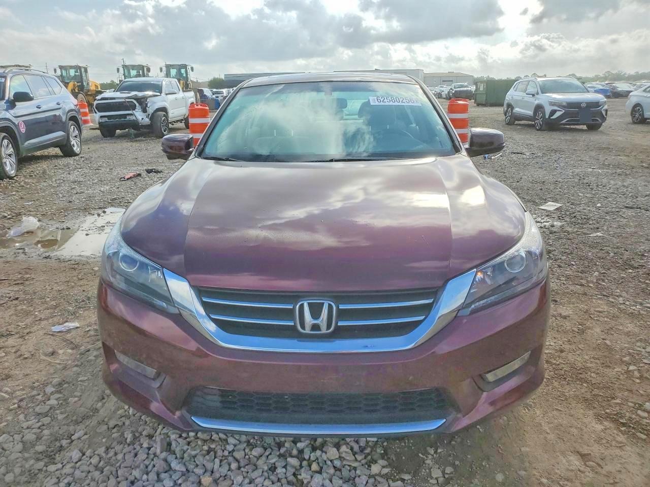 2015 Honda Accord Ex Burgundy vin: 1HGCR2F76FA238541