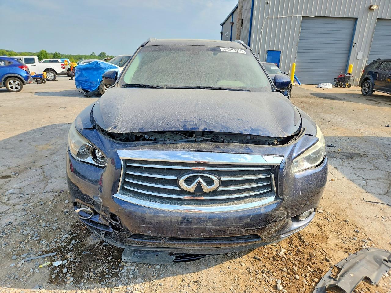2015 Infiniti Qx60 Base Синий vin: 5N1AL0MM5FC507892