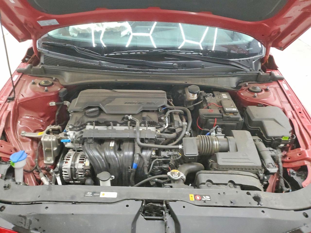 2025 Hyundai Elantra Sel Red vin: KMHLS4DG3SU934084
