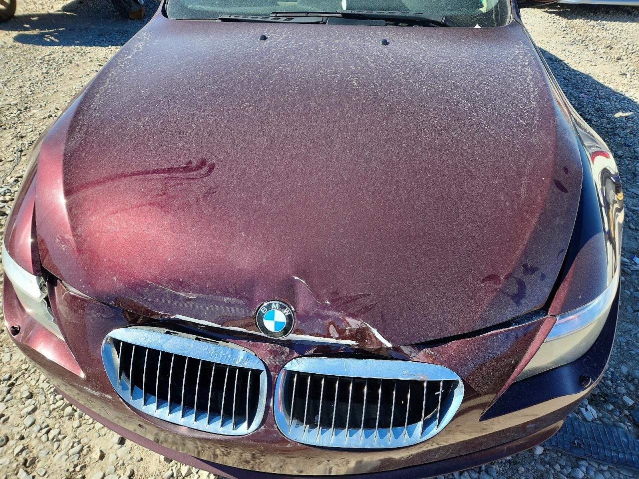 2008 Bmw 650 I Burgundy vin: WBAEB53548CX61142