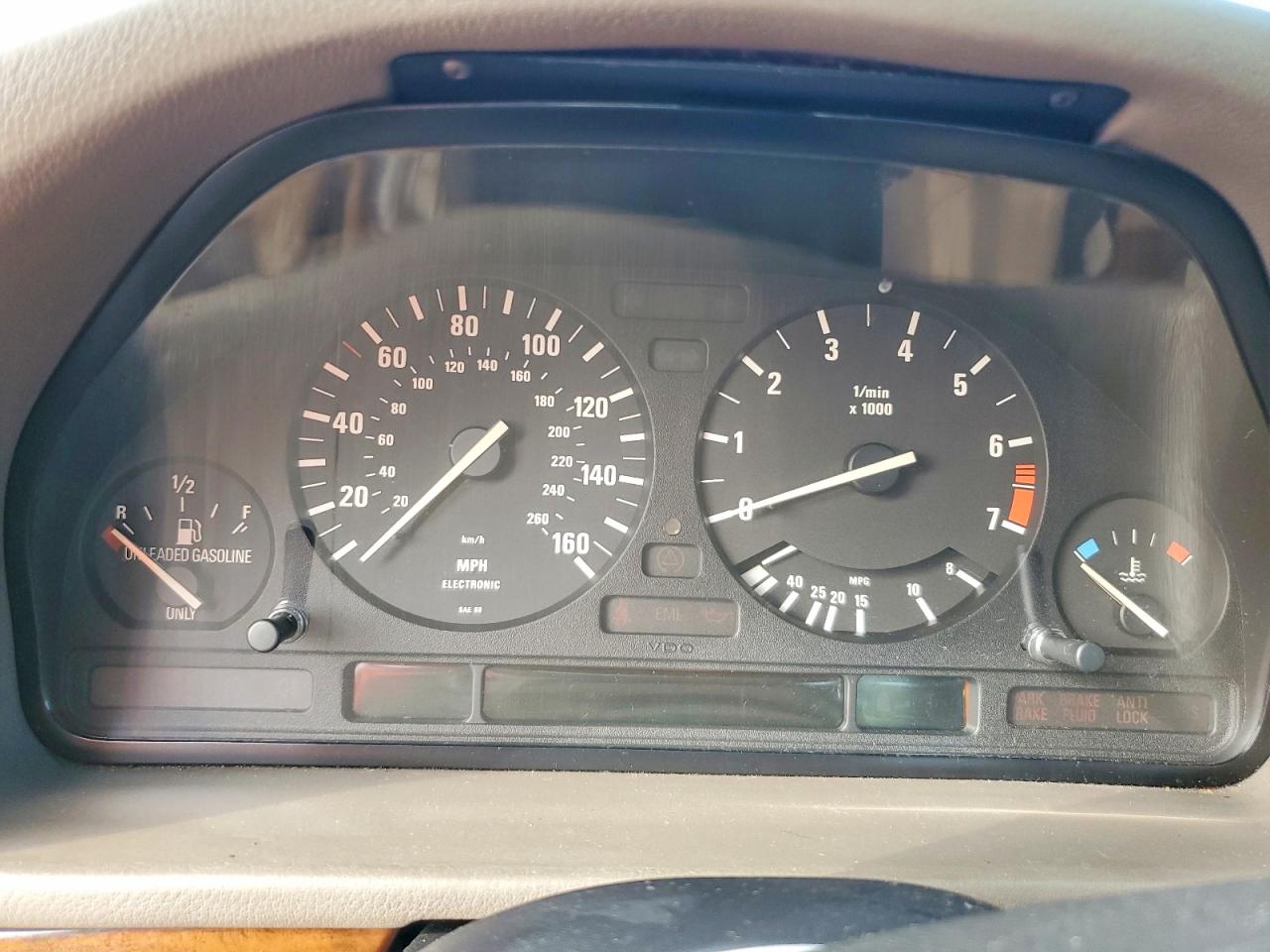 1995 Bmw 530 I Automatic Green vin: WBAHE2327SGE93490