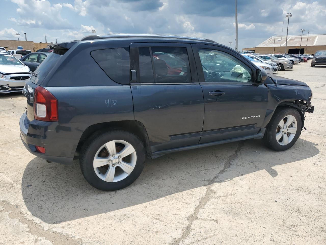 2014 Jeep Compass Sport Gray vin: 1C4NJDBB3ED592521