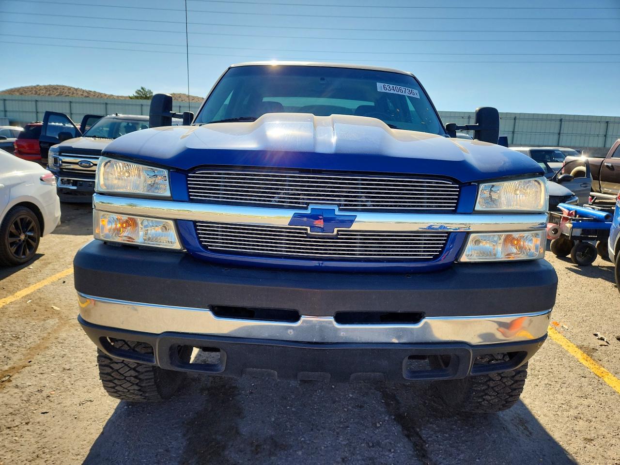2004 Chevrolet Silverado K2500 Heavy Duty Blue vin: 1GCHK231X4F150004