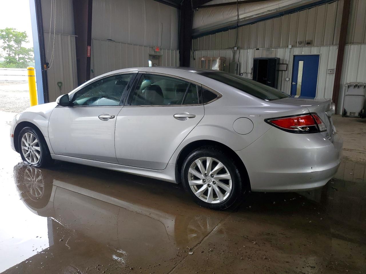 2012 Mazda 6 I Silver vin: 1YVHZ8CHXC5M08354