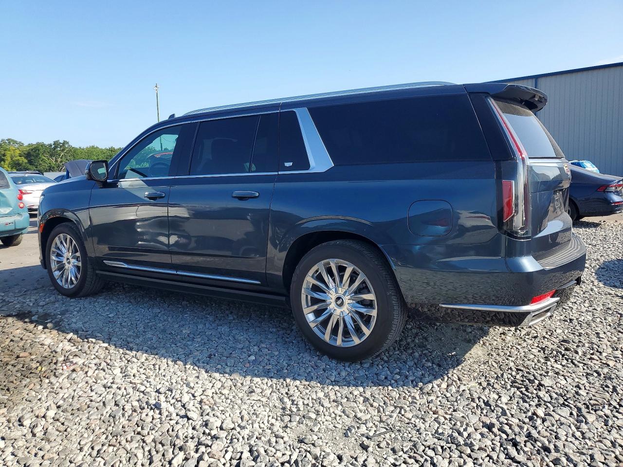 2021 Cadillac Escalade Esv Premium Luxury Platinum Blue vin: 1GYS4MKLXMR172818