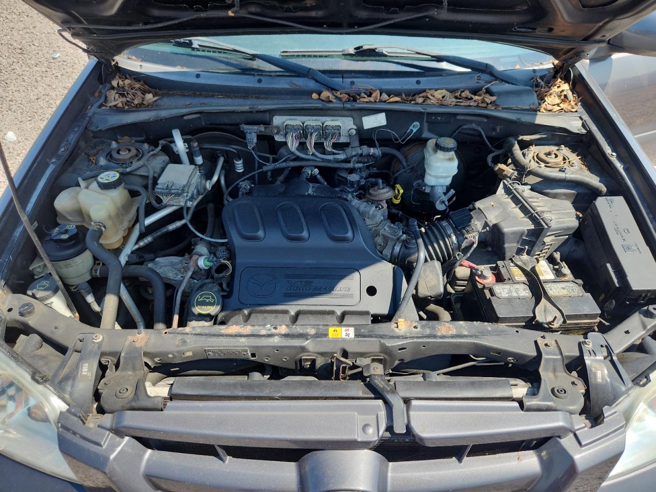 2006 Mazda Tribute S Gray vin: 4F2CZ04136KM29698