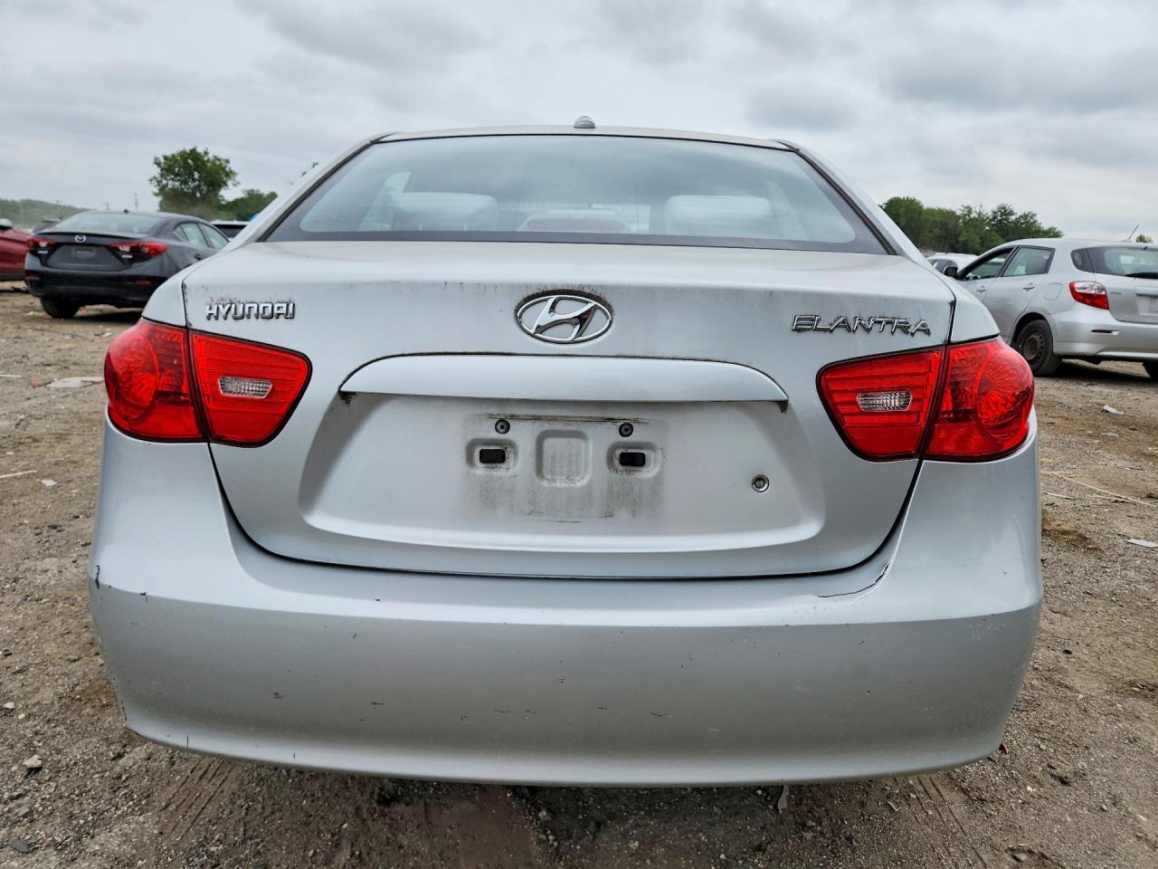 2007 Hyundai Elantra Gls Silver vin: KMHDU46D17U222360