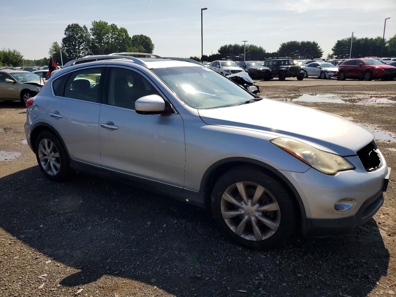 2011 Infiniti Ex35 Base Silver vin: JN1AJ0HR6BM850749