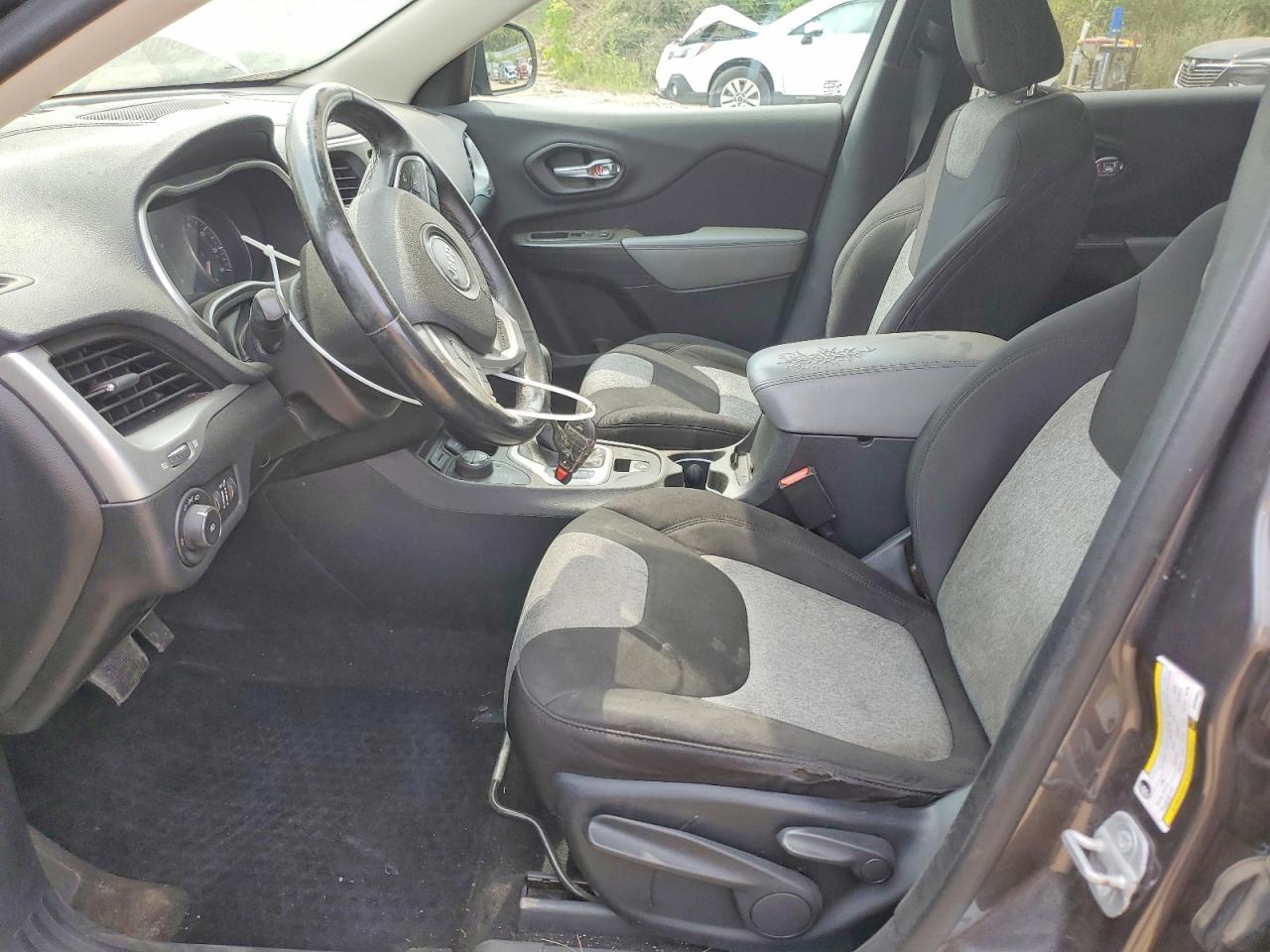 2014 Jeep Cherokee Latitude Угольный vin: 1C4PJMCB9EW253581