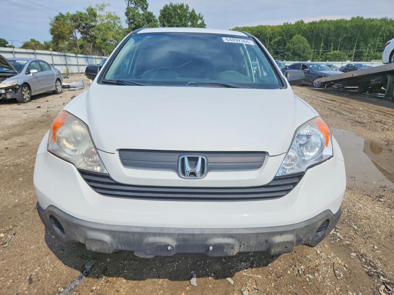 2007 Honda Cr-v Lx Белый vin: JHLRE38387C023062