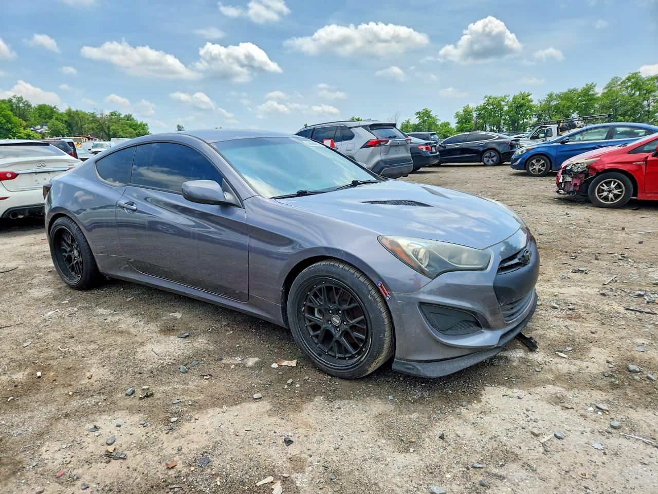 2013 Hyundai Genesis Coupe 2.0t Серый vin: KMHHT6KD3DU113240