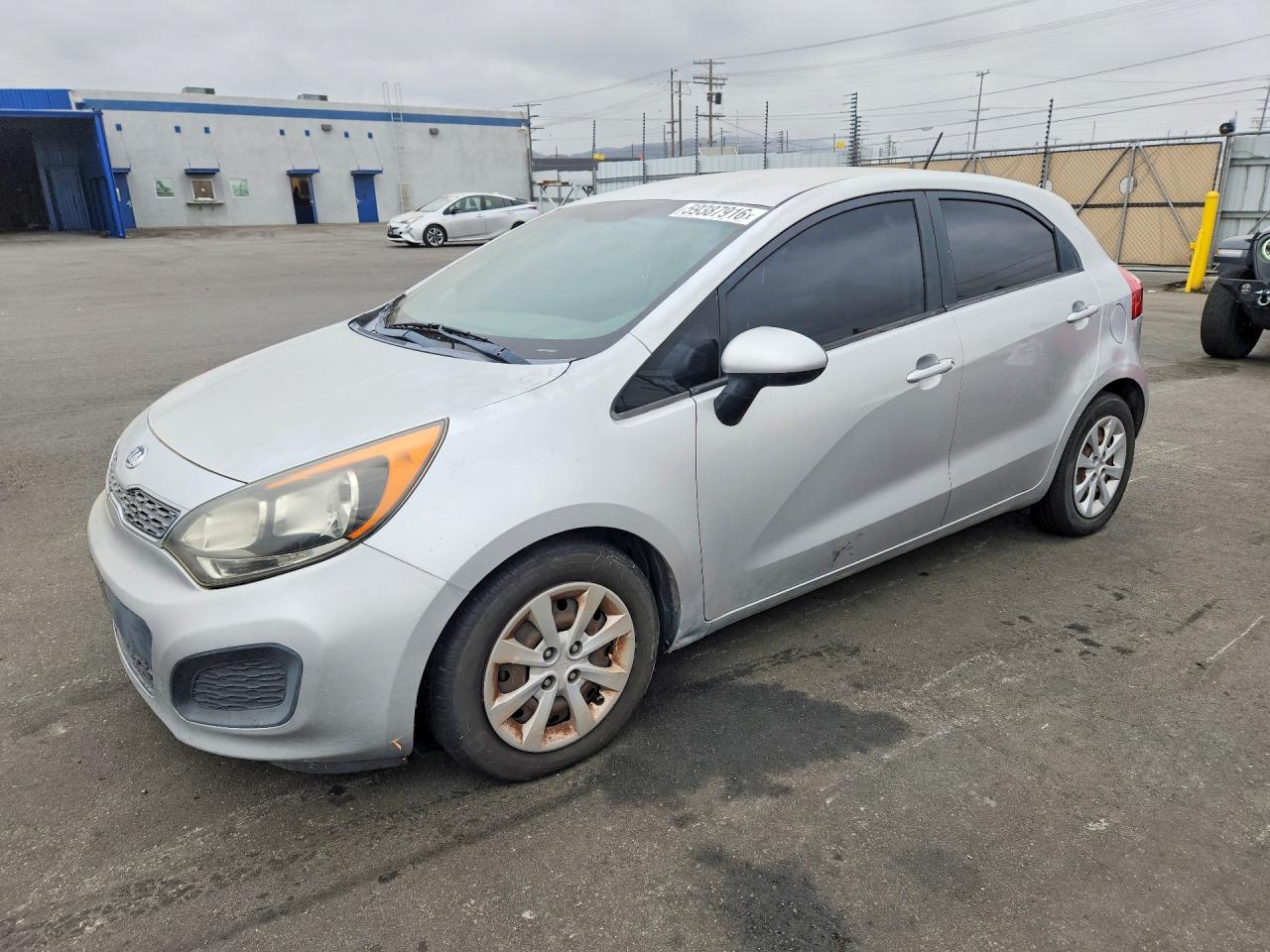2014 Kia Rio Ex Silver vin: KNADN5A3XE6355414