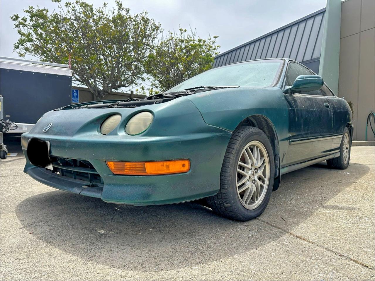 2000 Acura Integra Ls Зеленый vin: JH4DC4359YS013870