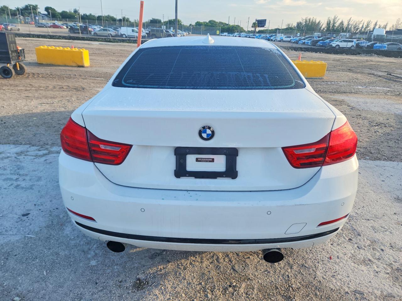 2014 Bmw 428 I White vin: WBA3N7C59EF719666
