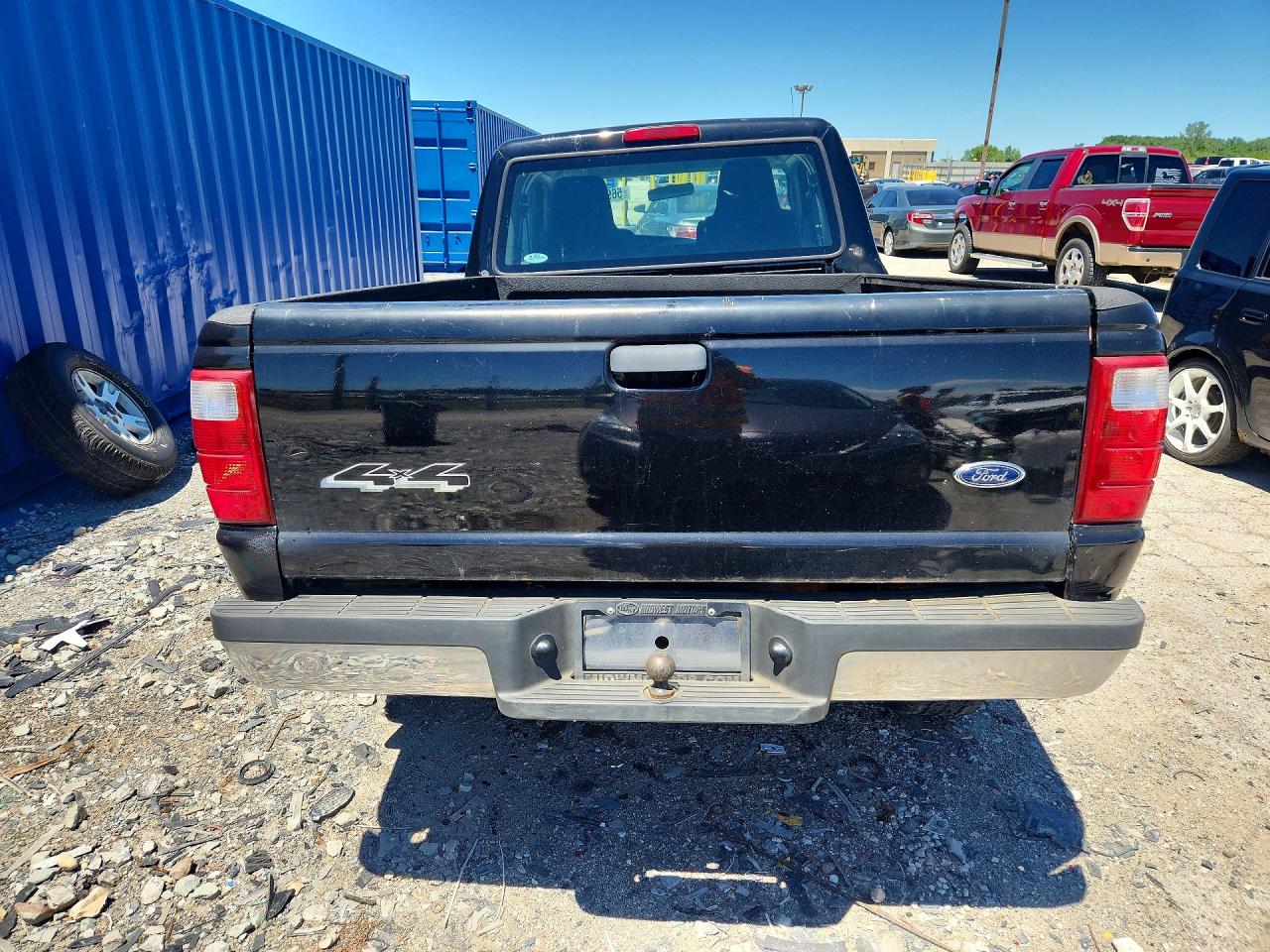2004 Ford Ranger Super Cab Black vin: 1FTYR15E54PA91945