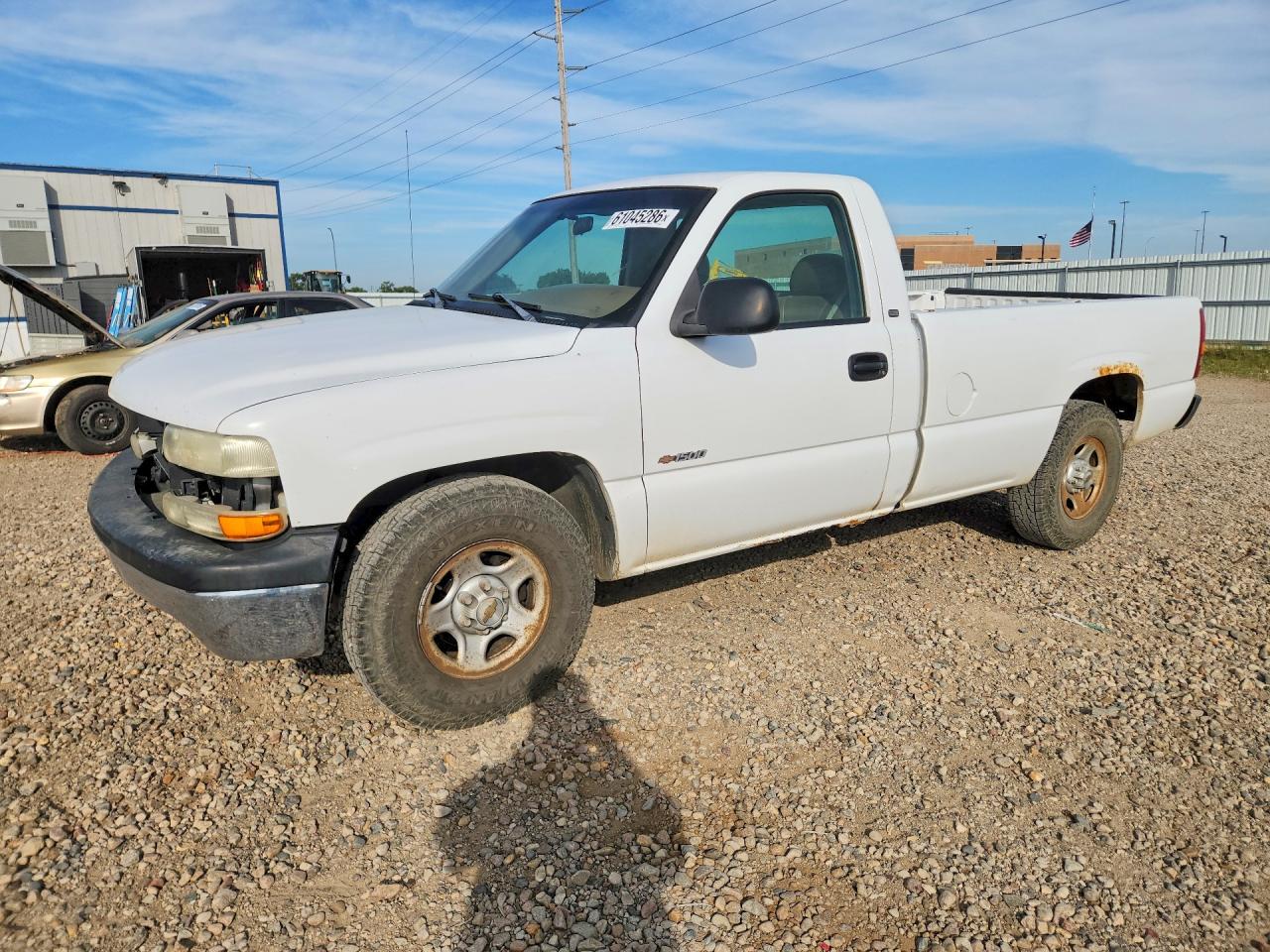 1999 Chevrolet Silverado C1500 Белый vin: 1GCEC14W0XE144517