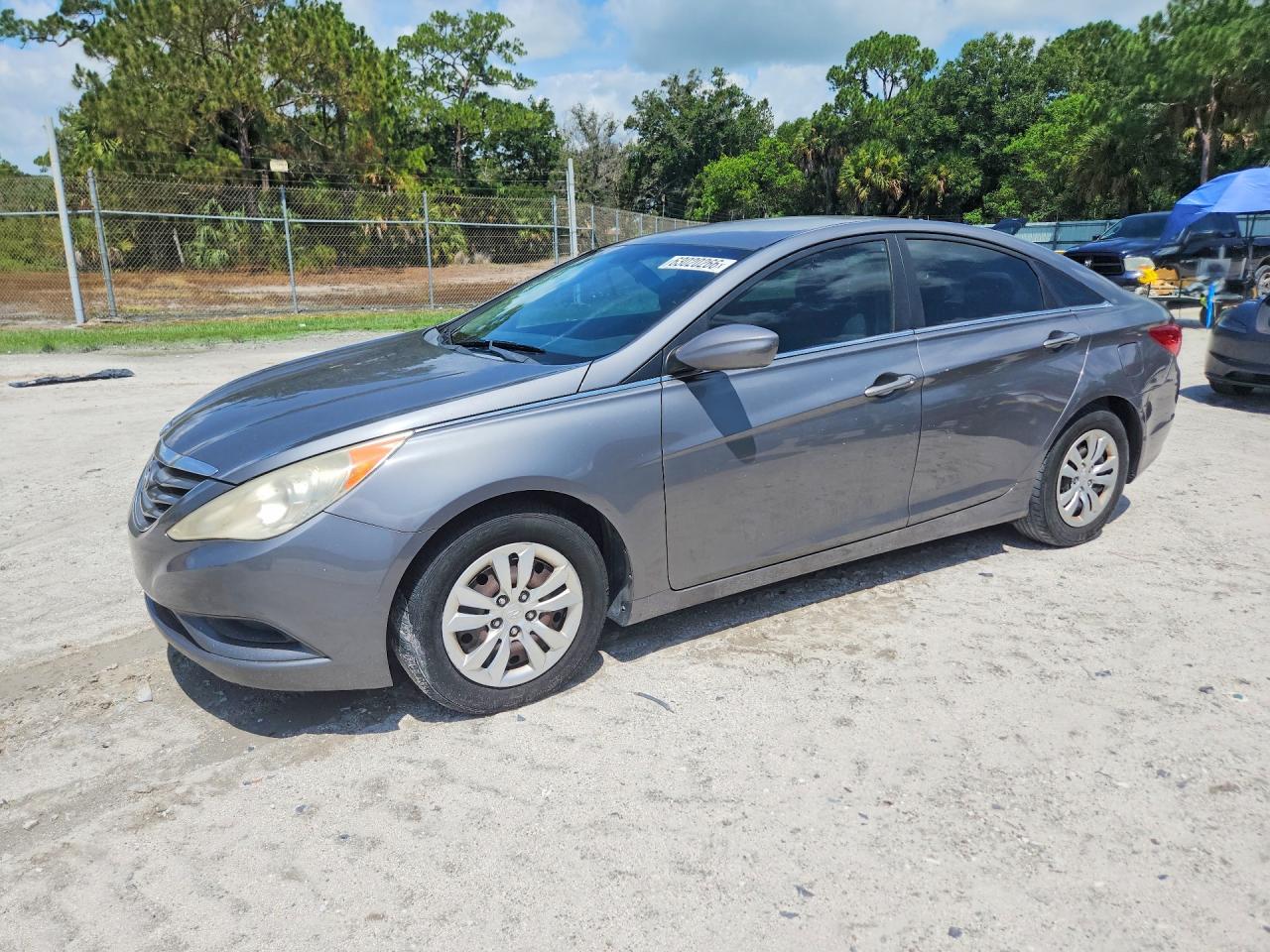 2011 Hyundai Sonata Gls Gray vin: 5NPEB4AC4BH222157