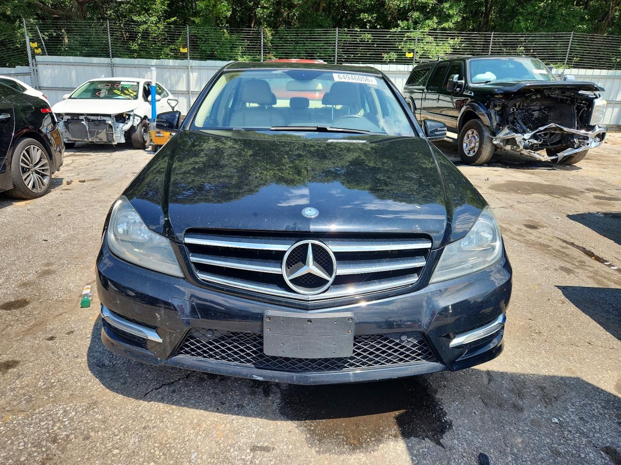 2014 Mercedes-benz C 250 Black vin: WDDGF4HB5EA953918