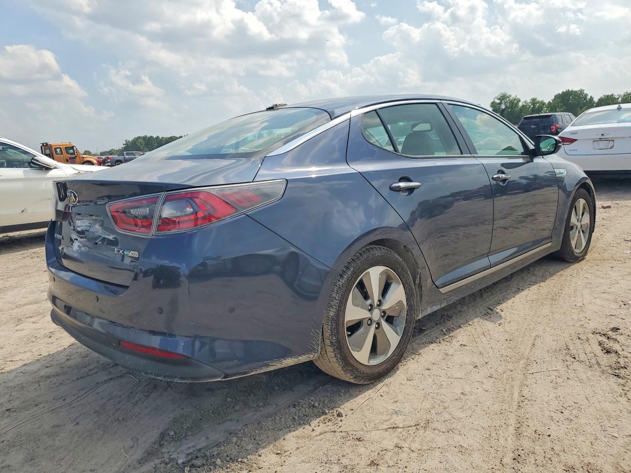 2014 Kia Optima Hybrid Gray vin: KNAGN4AD2E5068722
