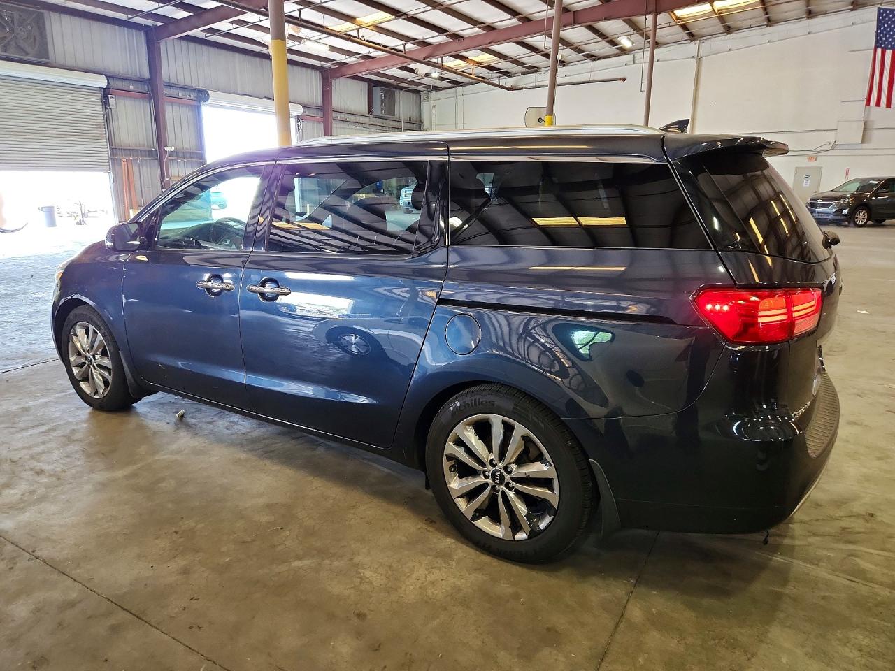2015 Kia Sedona Sxl Blue vin: KNDME5C1XF6033212