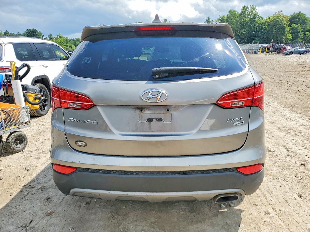 2013 Hyundai Santa Fe Sport 2.4l Gray vin: 5XYZUDLB1DG014652