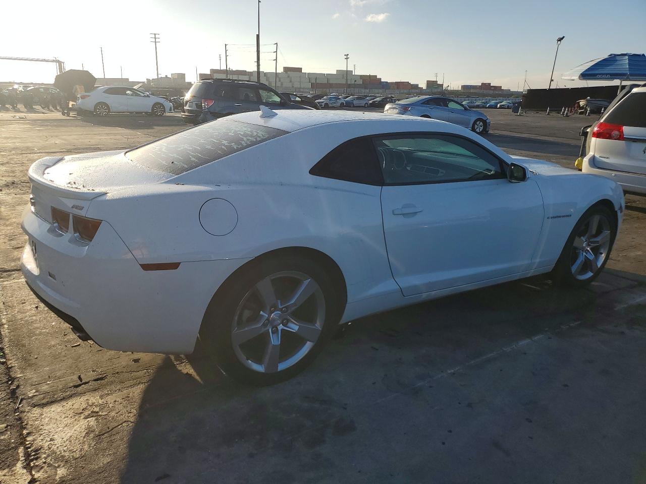 2012 Chevrolet Camaro Lt White vin: 2G1FC1E39C9195691