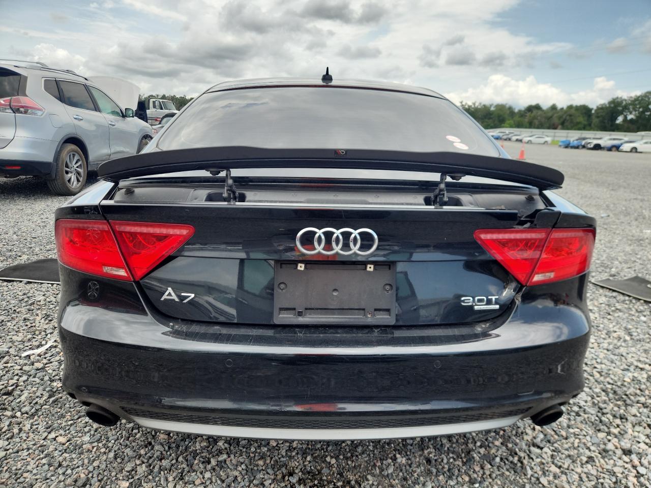 2012 Audi A7 Prestige Black vin: WAUSGAFC8CN001476