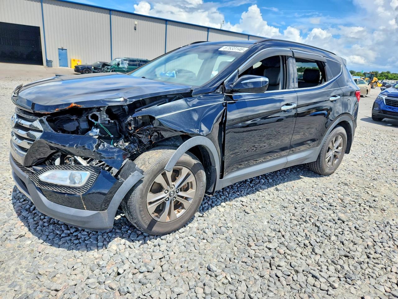 2013 Hyundai Santa Fe Sport 2.4l Black vin: 5XYZU3LB4DG115033