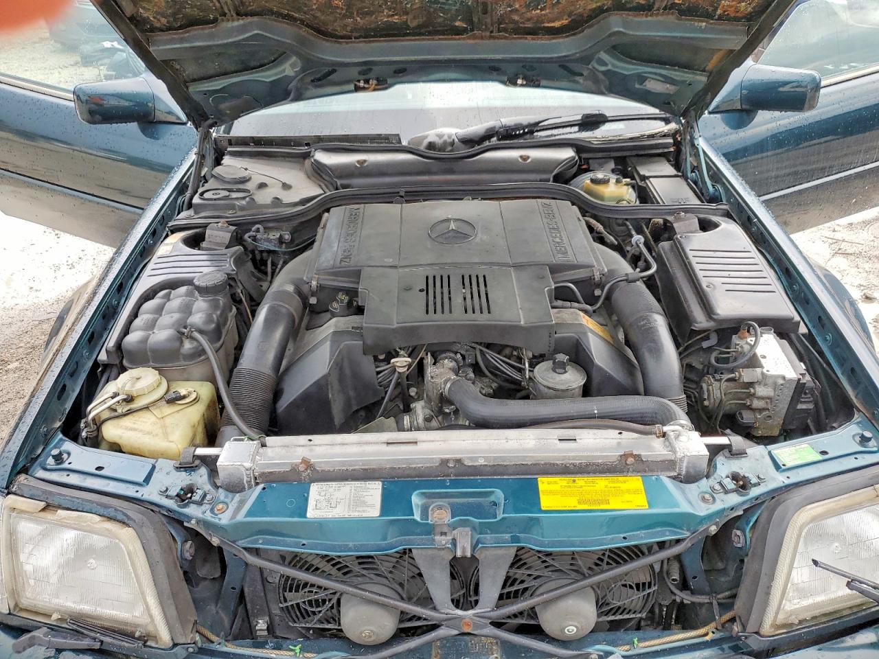 1995 Mercedes-benz Sl 500 Green vin: WDBFA67E9SF107252