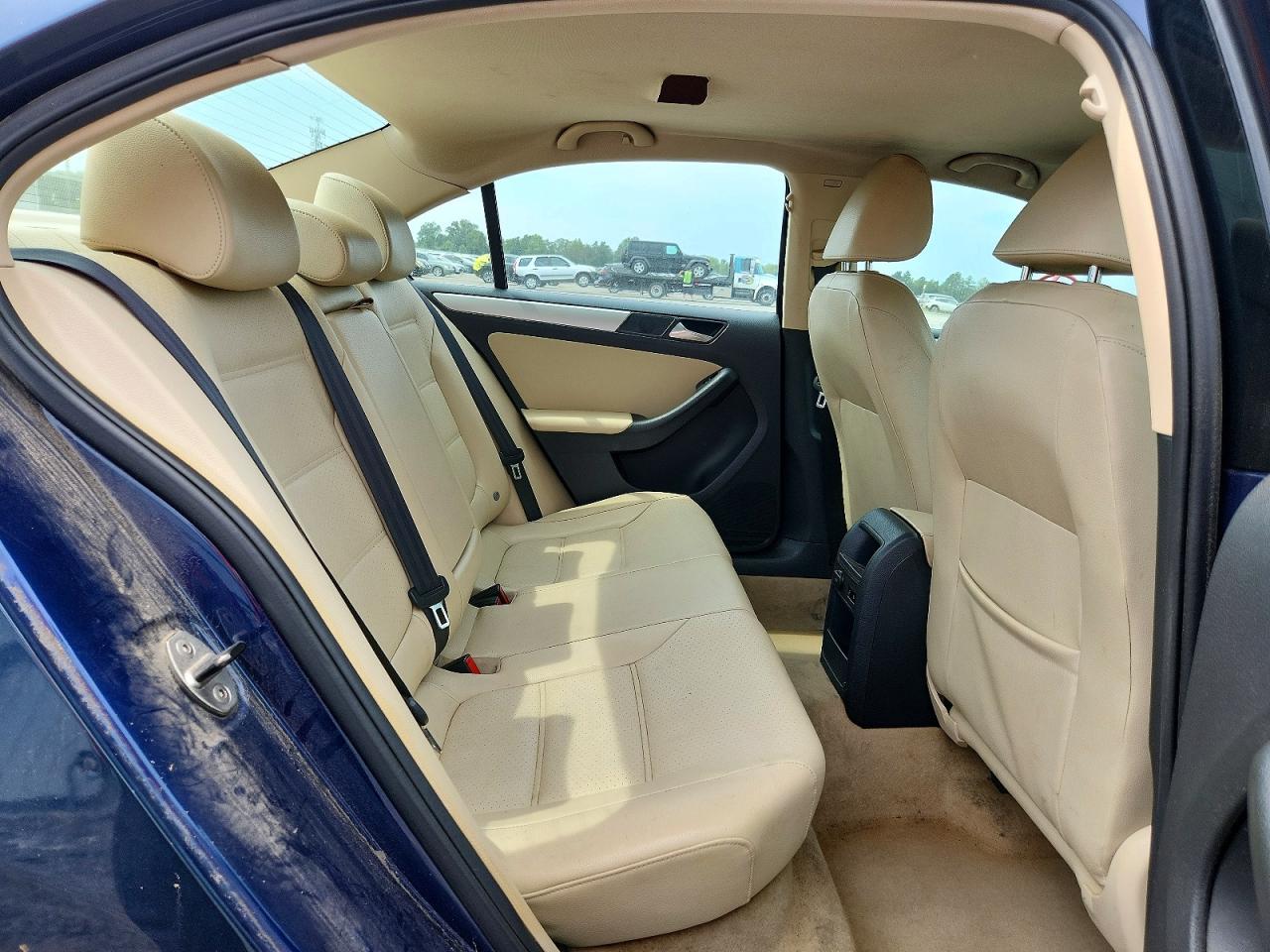 2014 Volkswagen Jetta Se Синий vin: 3VWD17AJ8EM444145