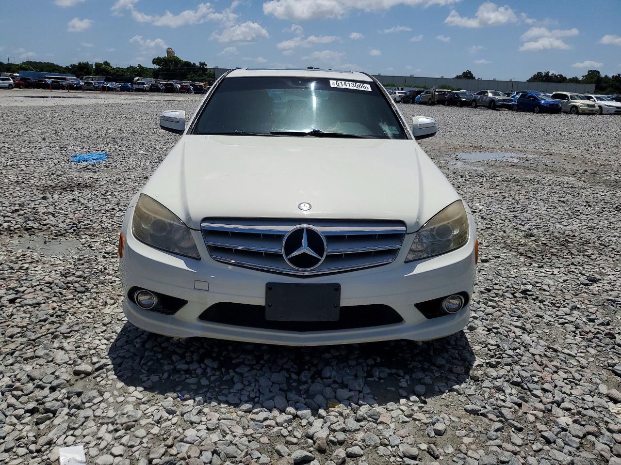 2009 Mercedes-benz C 300 4matic White vin: WDDGF81X49R065262