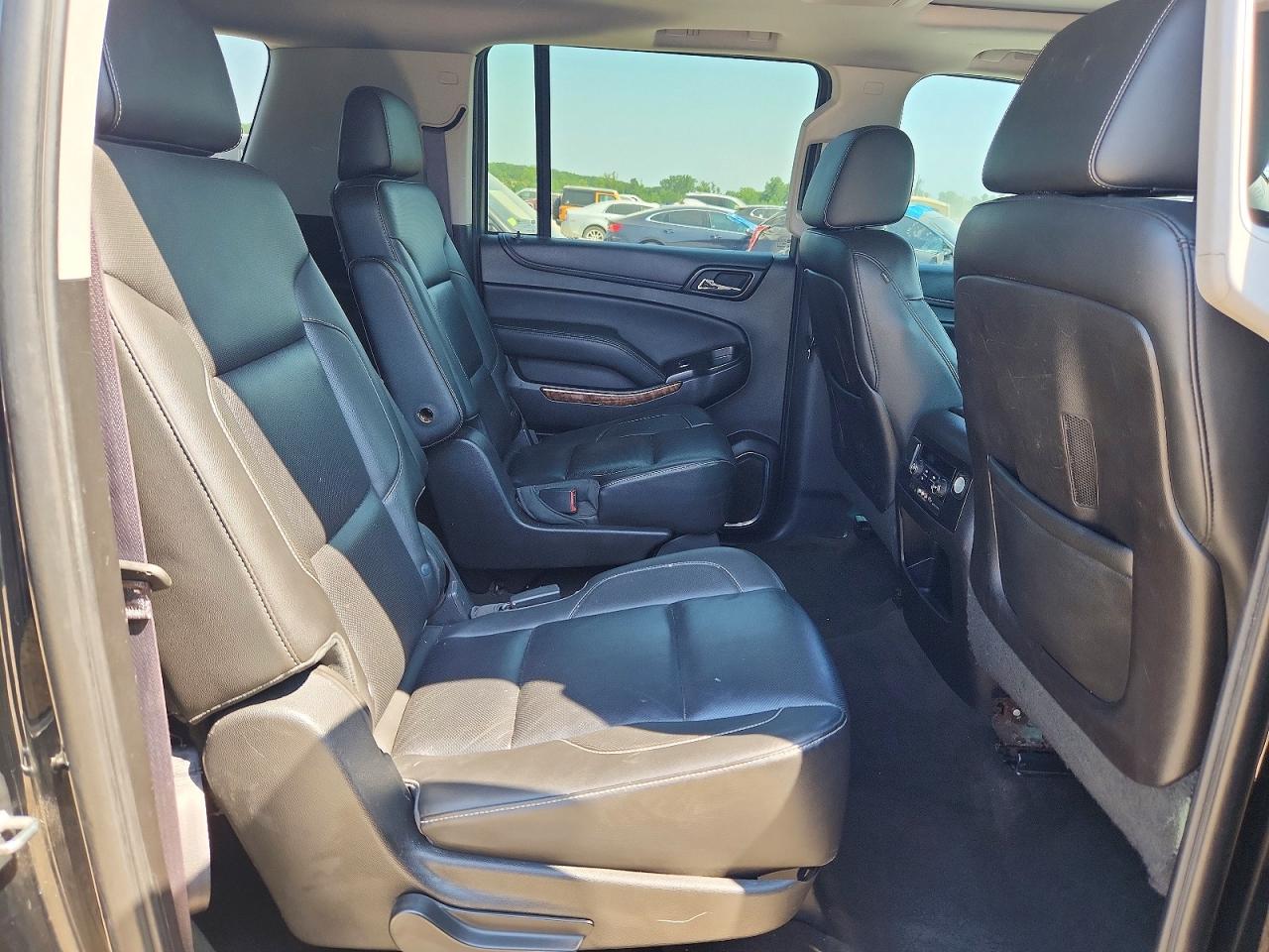 2015 Chevrolet Suburban C1500 Ltz Black vin: 1GNSCKKCXFR639842